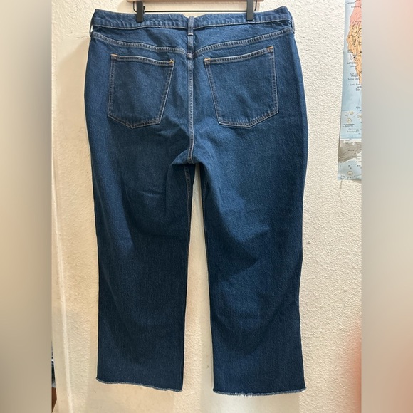 Abercrombie & Fitch Dark Wash Curve Love low rise the baggy 34 short / 18s - Picture 8 of 8